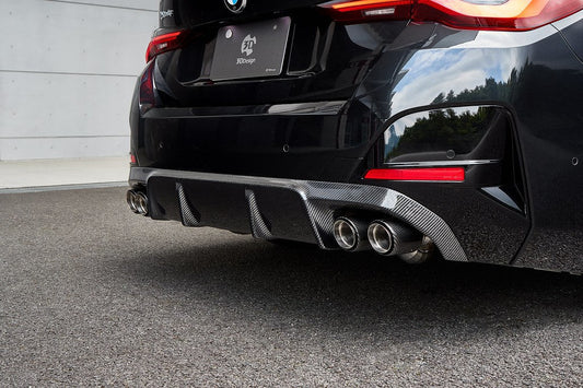 3D Design G26 4-Series Gran Coupe / i4 M-Sport Carbon Rear Diffuser-Exterior-Silicon Valley Bimmer