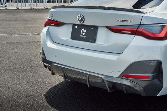 3D Design G26 4-Series Gran Coupe / i4 M-Sport Carbon Rear Diffuser-Exterior-Silicon Valley Bimmer