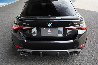 3D Design G26 4-Series Gran Coupe / i4 M-Sport Carbon Rear Trunk Spoiler-Exterior-Silicon Valley Bimmer