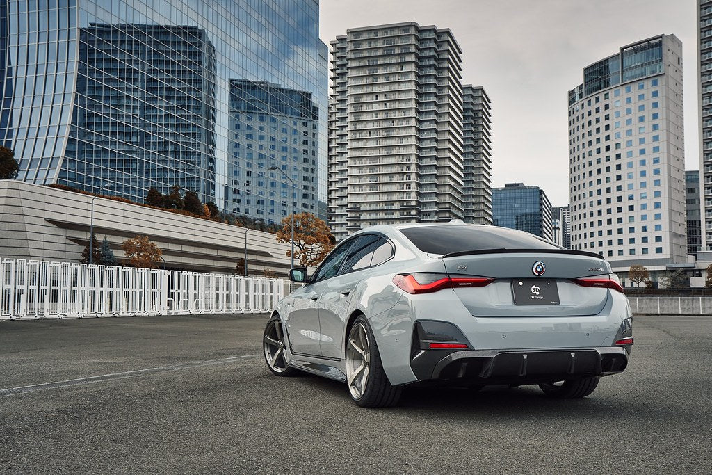 3D Design G26 4-Series Gran Coupe / i4 M-Sport Carbon Rear Trunk Spoiler-Exterior-Silicon Valley Bimmer