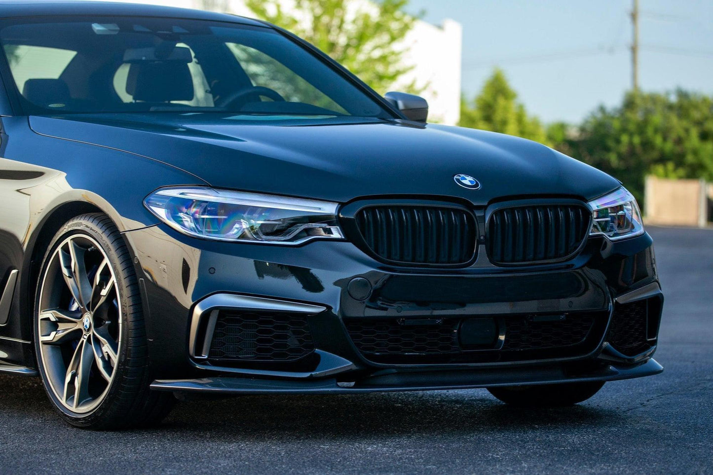 3D Design G30 5-Series Carbon Front Lip-Exterior-Silicon Valley Bimmer