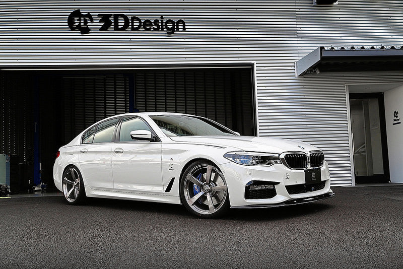 3D Design G30 5-Series Carbon Front Lip-Exterior-Silicon Valley Bimmer