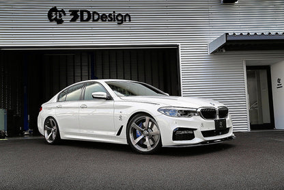 3D Design G30 5-Series Carbon Front Lip-Exterior-Silicon Valley Bimmer