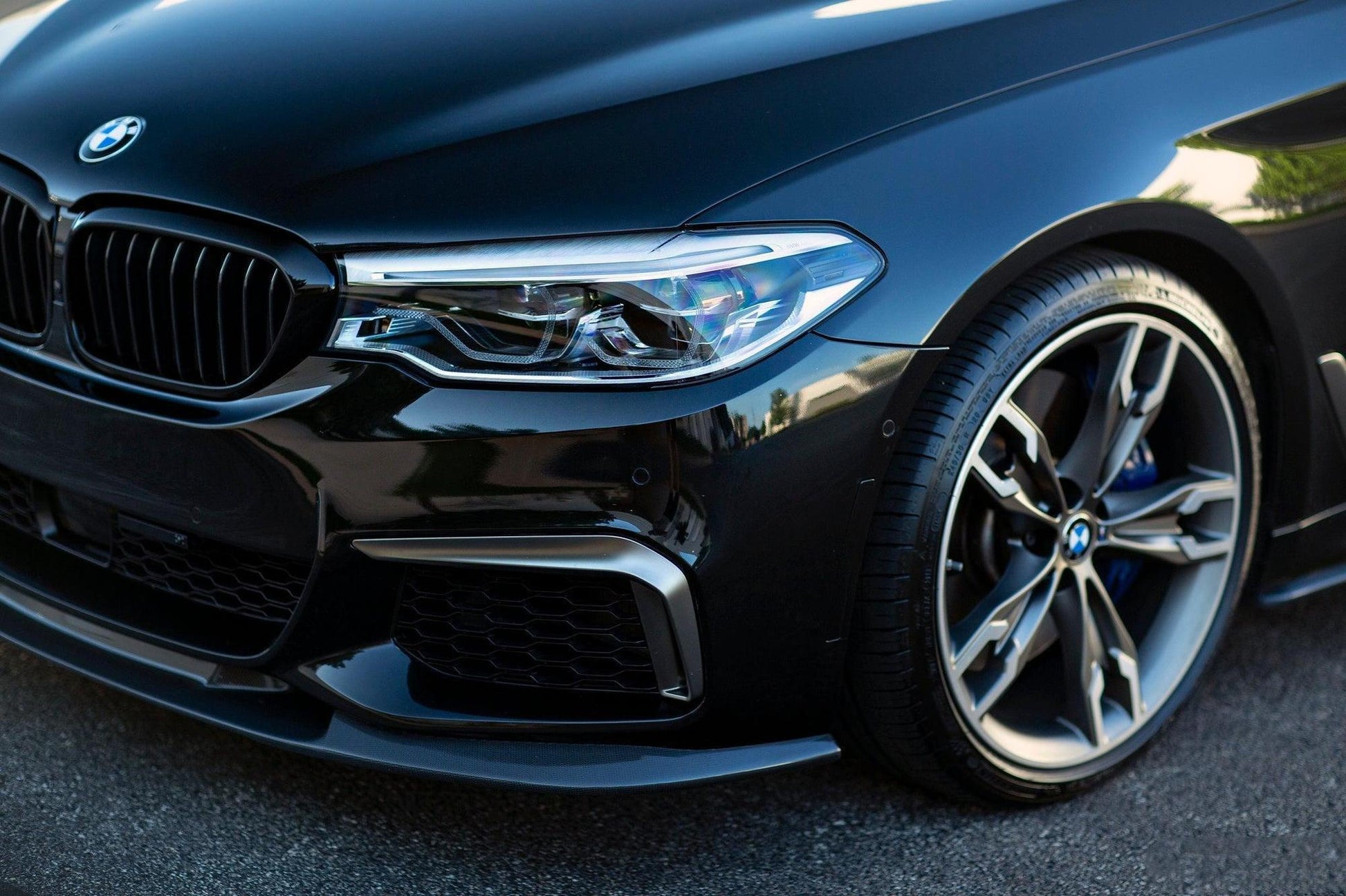 3D Design G30 5-Series Carbon Front Lip-Exterior-Silicon Valley Bimmer