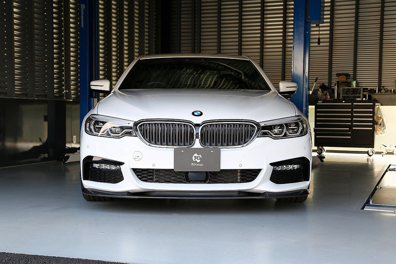 3D Design G30 5-Series Carbon Front Lip-Exterior-Silicon Valley Bimmer