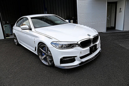3D Design G30 5-Series Carbon Front Lip-Exterior-Silicon Valley Bimmer