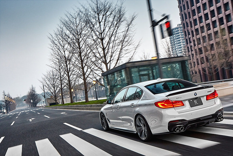 3D Design G30 5-Series Carbon Rear Diffuser - Type 1-Exterior-Silicon Valley Bimmer