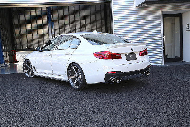 3D Design G30 5-Series Carbon Rear Diffuser - Type 1-Exterior-Silicon Valley Bimmer