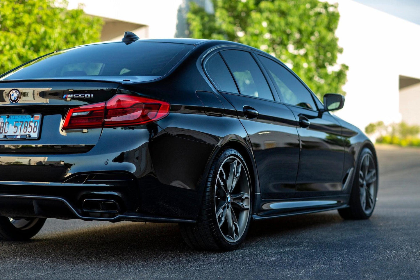 3D Design G30 5-Series Carbon Side Skirt Set-Exterior-Silicon Valley Bimmer