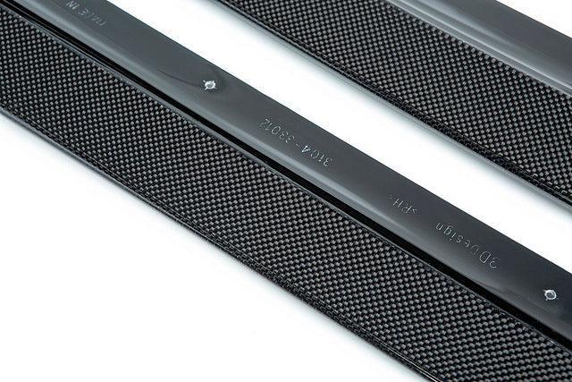 3D Design G30 5-Series Carbon Side Skirt Set-Exterior-Silicon Valley Bimmer