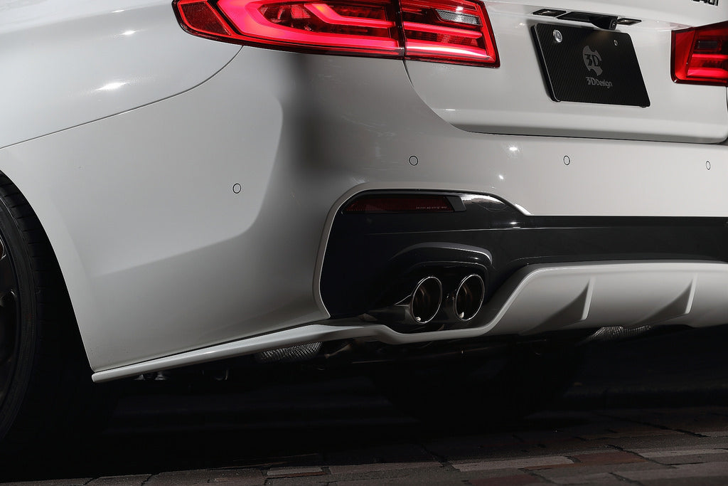 3D Design G30 5-Series Rear Diffuser-Exterior-Silicon Valley Bimmer