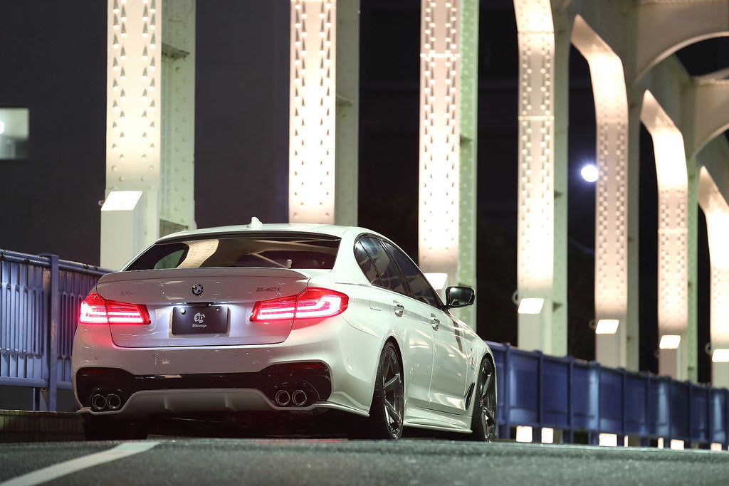 3D Design G30 5-Series Rear Diffuser-Exterior-Silicon Valley Bimmer
