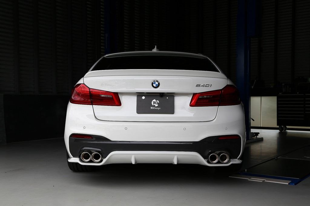 3D Design G30 5-Series Rear Diffuser-Exterior-Silicon Valley Bimmer