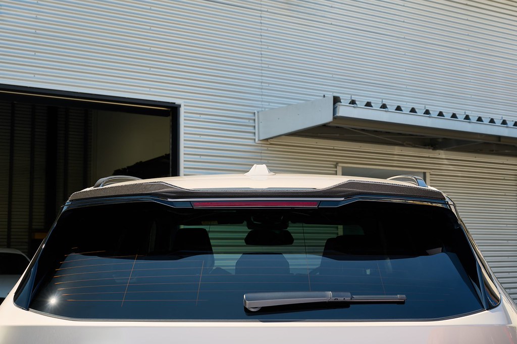 3D Design G45 X3 M-Sport Carbon Roof Spoiler-Exterior-Silicon Valley Bimmer