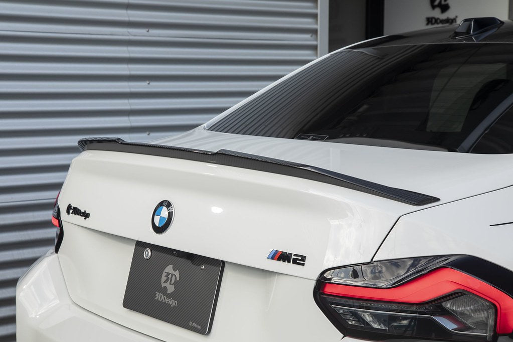3D Design G87 M2 Carbon Trunk Spoiler-Exterior-Silicon Valley Bimmer