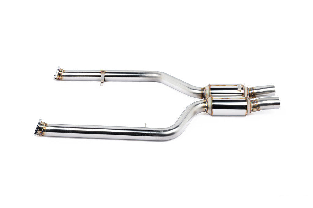 3D Design G8X M2 / M3 / M4 Resonated Center Pipe Set-Exhaust-Silicon Valley Bimmer