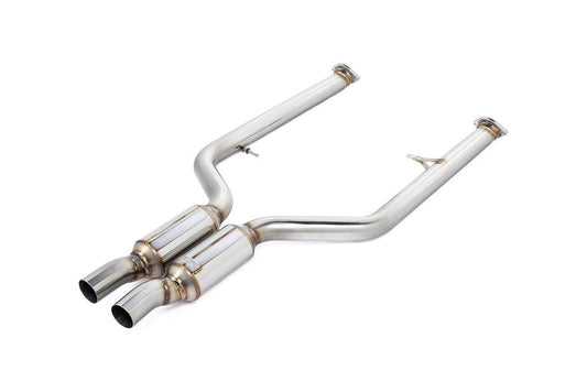 3D Design G8X M2 / M3 / M4 Resonated Center Pipe Set-Exhaust-Silicon Valley Bimmer