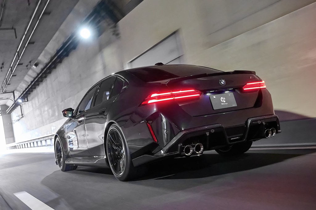 3D Design G90 / G99 M5 Carbon Fiber Rear Diffuser-Exterior-Silicon Valley Bimmer
