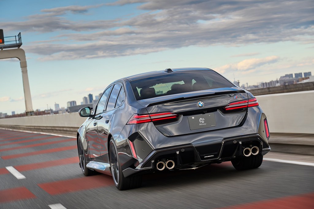 3D Design G90 M5 / G60 5-Series Carbon Fiber Rear Spoiler-Exterior-Silicon Valley Bimmer