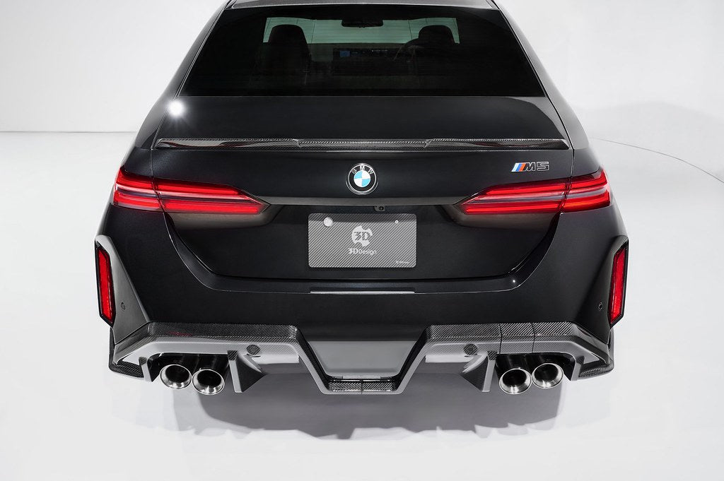 3D Design G90 M5 / G60 5-Series Carbon Fiber Rear Spoiler-Exterior-Silicon Valley Bimmer