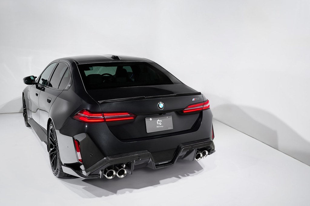3D Design G90 M5 / G60 5-Series Carbon Fiber Rear Spoiler-Exterior-Silicon Valley Bimmer