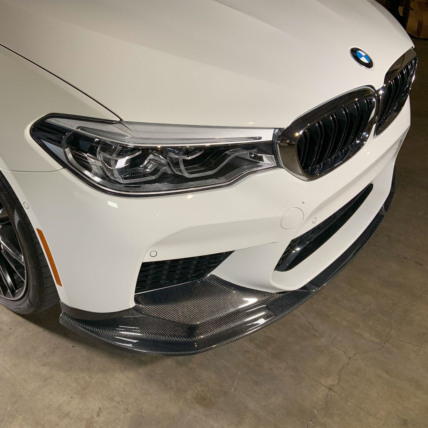 3D Designed F90 Carbon Fiber Front Lip-Exterior-Silicon Valley Bimmer
