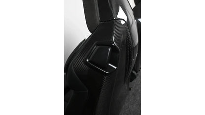 NWCarbon Haus G8X Dry Carbon Fiber Seat Back Replacement Set