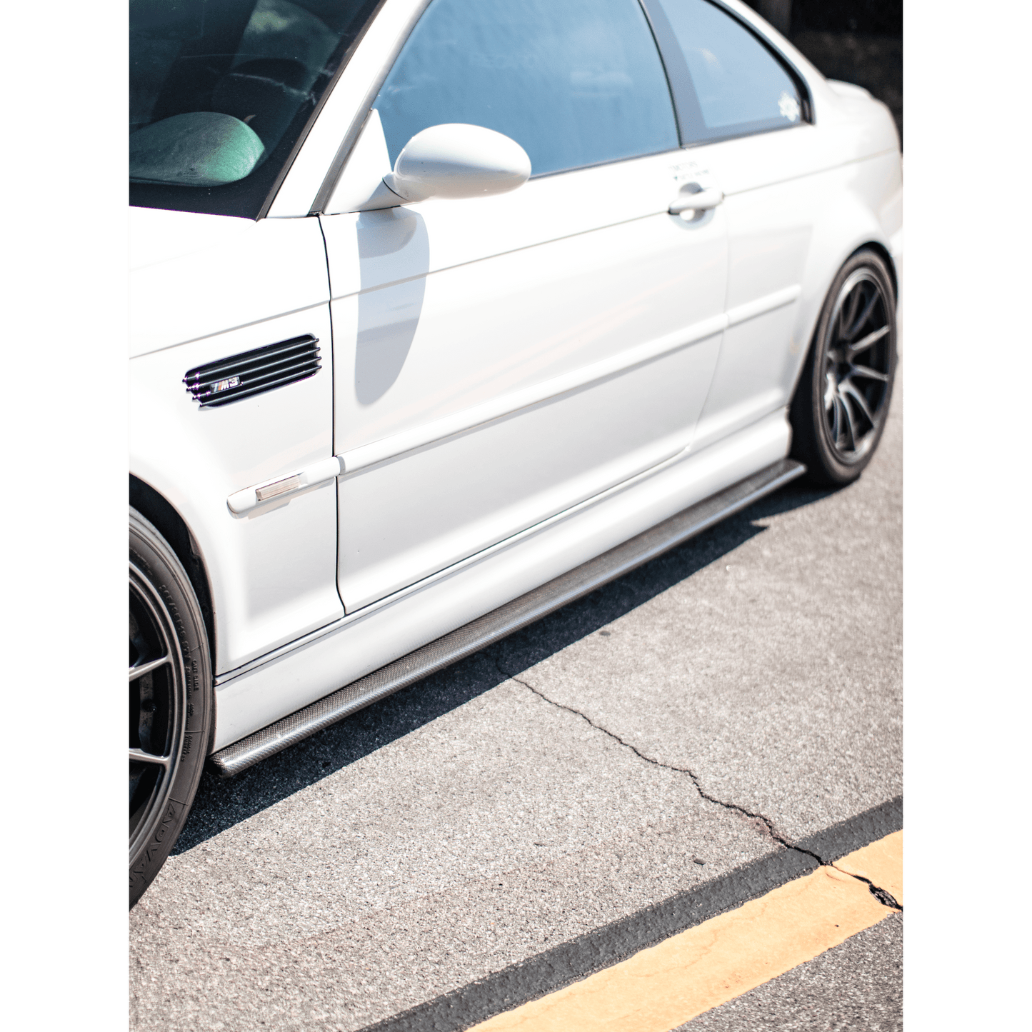 Suvneer E46 M3 Carbon Fiber Side Skirts Extension