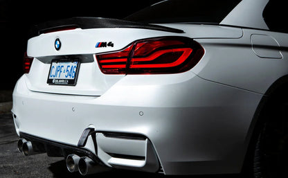 BMW F32 / F33 4-Series / F82 / F83 M4 LCI LED Tail Lamp Set - Shadowline