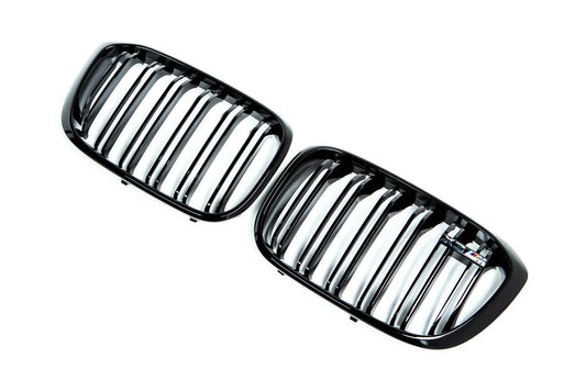 BMW F97 X3M Pre-LCI Shadowline Front Grille Set