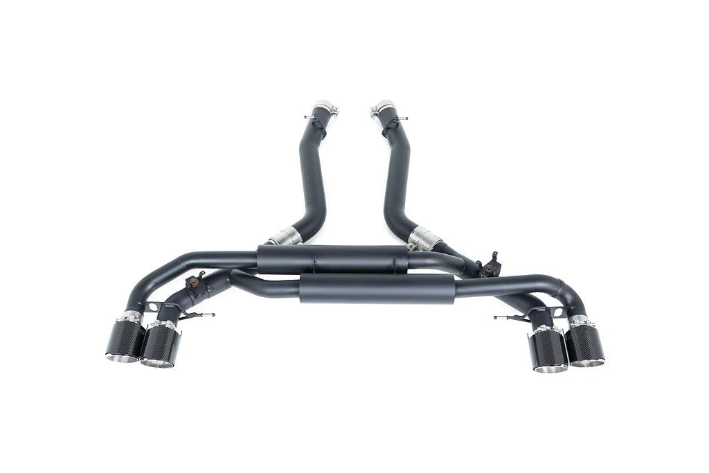 Eisenmann F95 X5M / F96 X6M Black Series Performance Exhaust + Carbon Tip Set - Valved