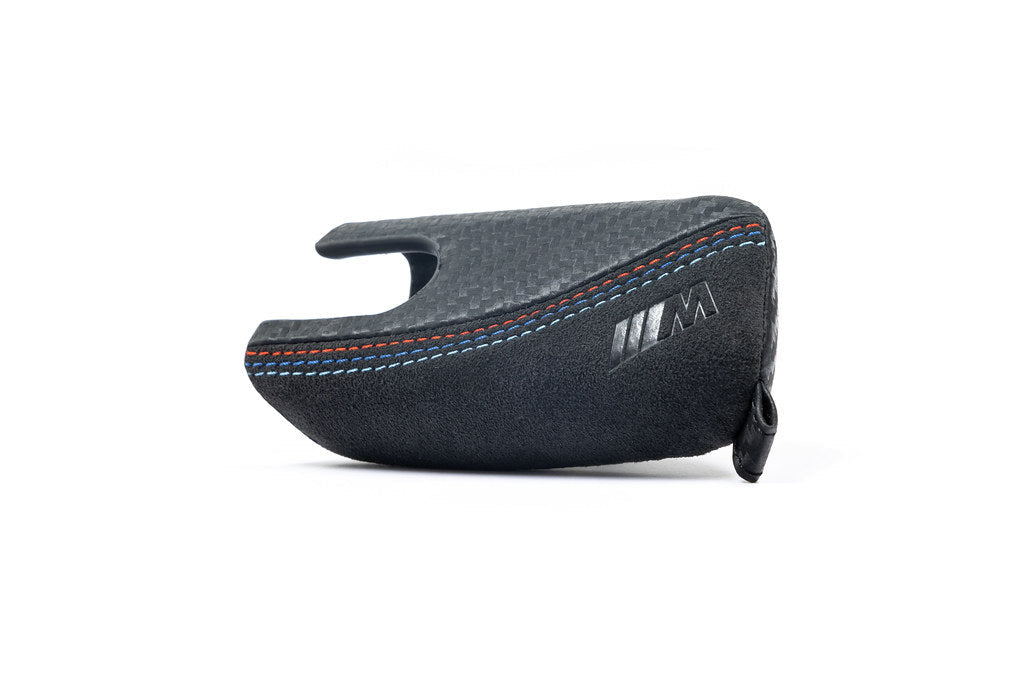 BMW M Performance Carbon with Tri-Color Stitched Alcantara Key Case