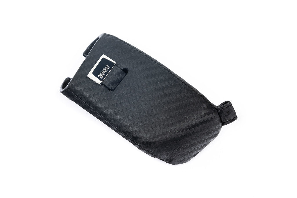 BMW M Performance Carbon with Tri-Color Stitched Alcantara Key Case