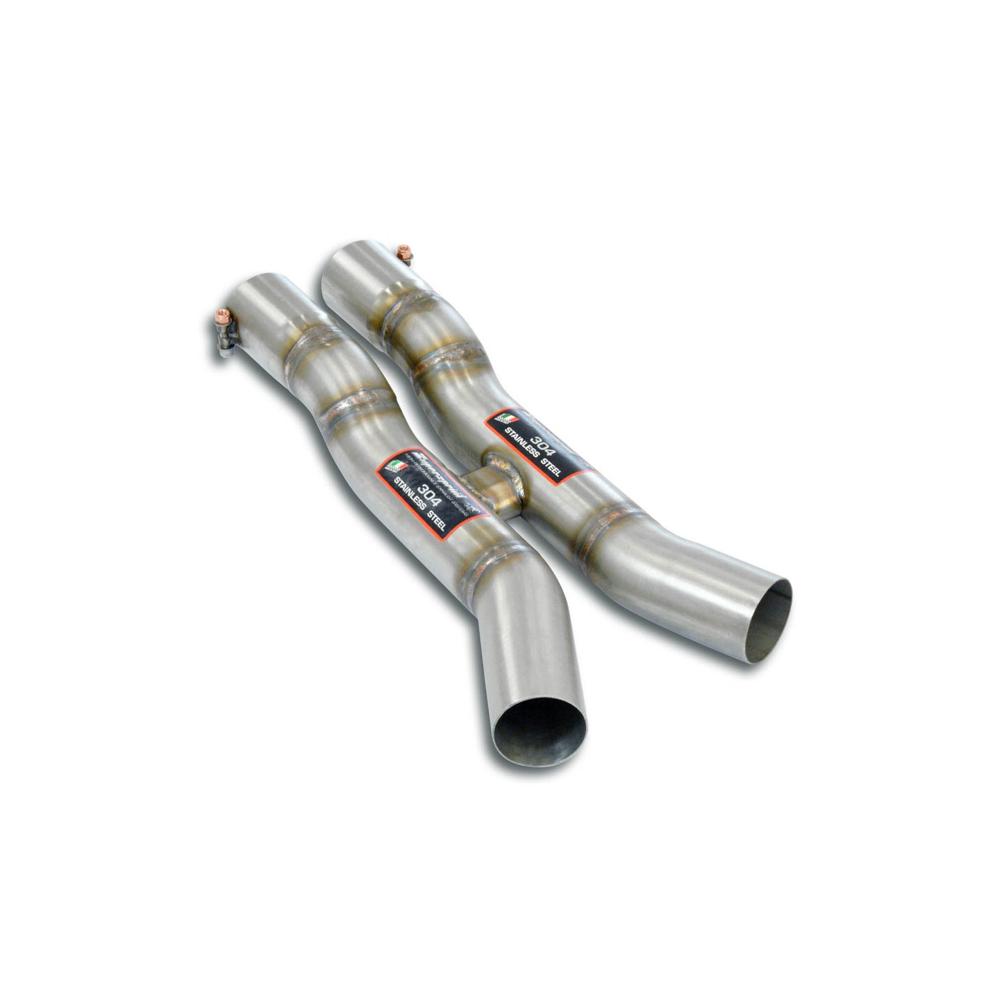 Supersprint "J-Pipe" With Sport Catalytic Converters and Center Pipes - G8X M3/M4