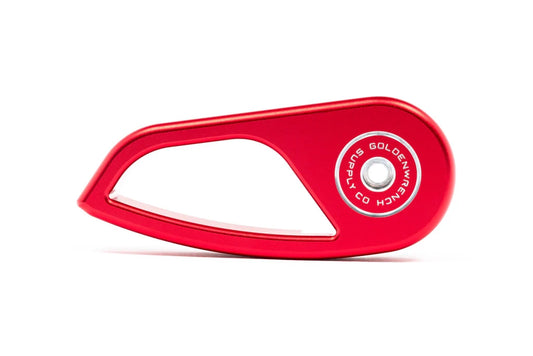 Goldenwrench Blackline Performance BMW M Car F-Chassis Hood Latch Handle - Edition Red