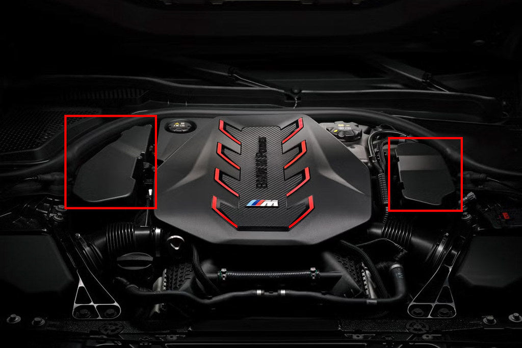 AutoTecknic G90 / G99 M5 Carbon Engine Cover Extension Set