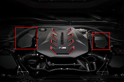 AutoTecknic G90 / G99 M5 Carbon Engine Cover Extension Set