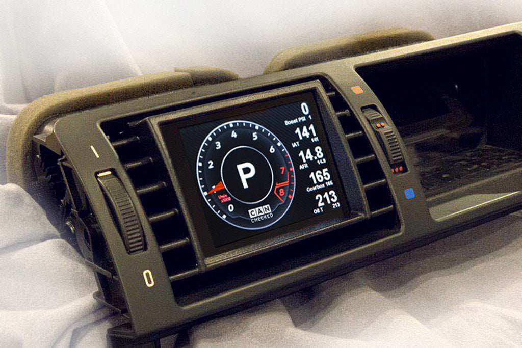 CANchecked E46 M3 / 3-Series MFD28 Multi Function Display | 2.8" Gen2 (LHD)