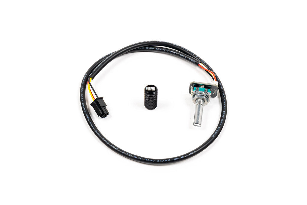 CANchecked Rotary Turnknob with Black Cover for MFD15 Display