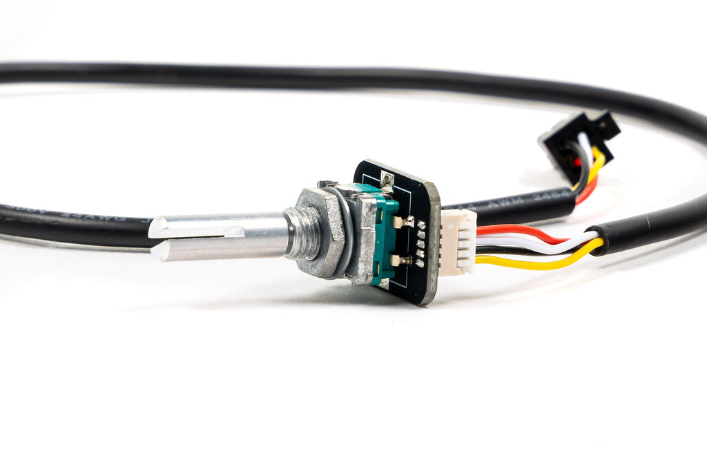 CANchecked Rotary Turnknob with Black Cover for MFD15 Display