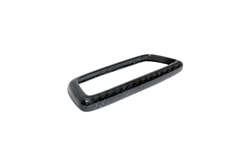 AutoTecknic BMW M Front Seat Dry Carbon Illuminated Emblem Surround