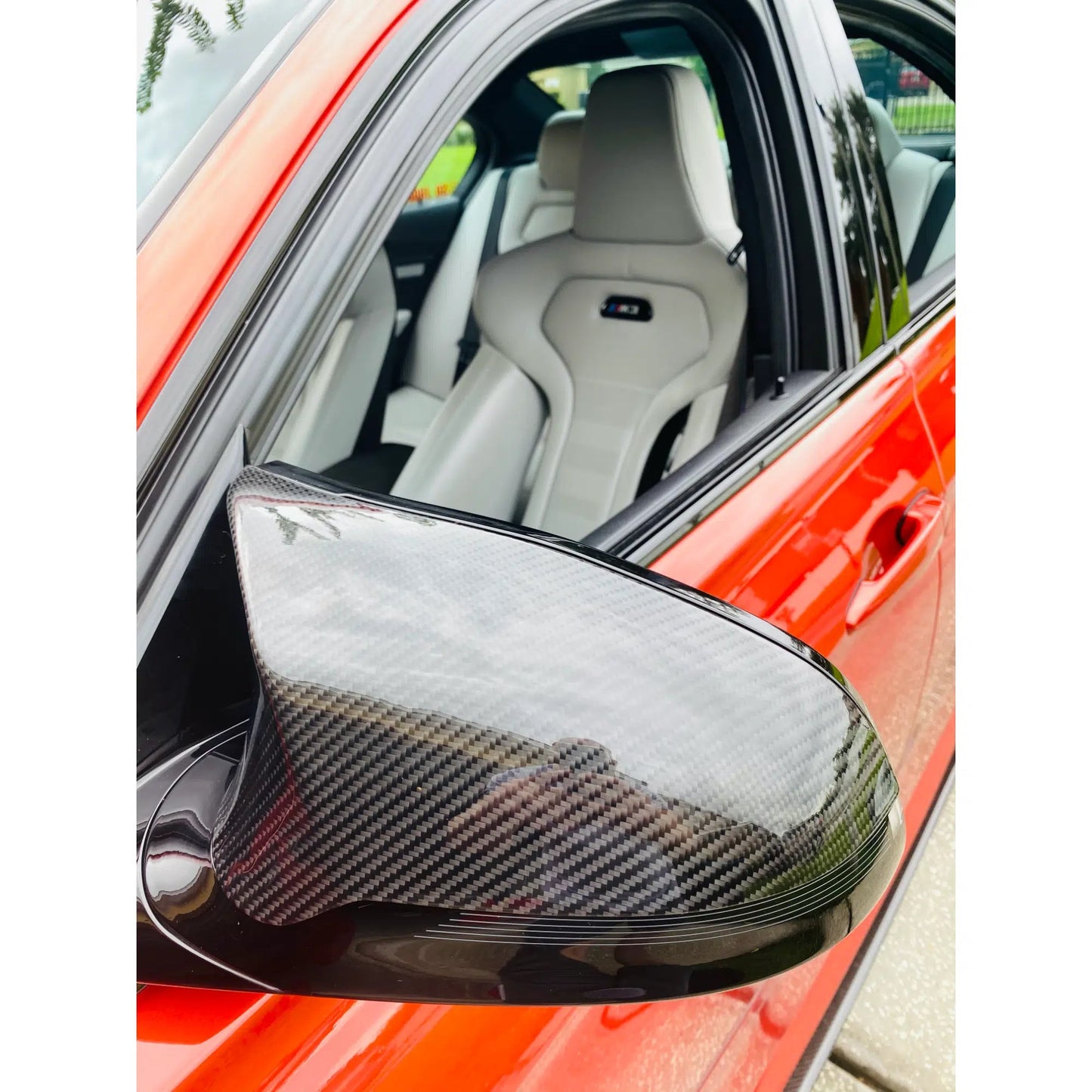 Suvneer Motorsports™ Carbon Fiber F8X Replacement Mirror Caps