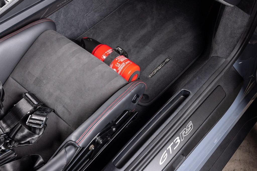 OEMExtinguishers Porsche 991 / 992 / 918 OEM Fire Extinguisher Kit - Lightweight Bucket Seats