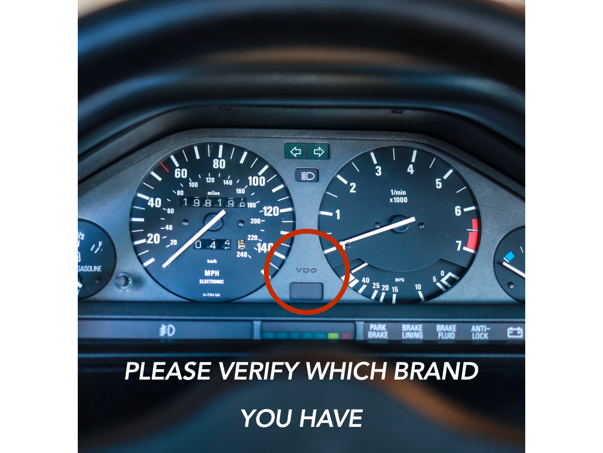 E30 Gauge Cluster Rings-Interior-Silicon Valley Bimmer