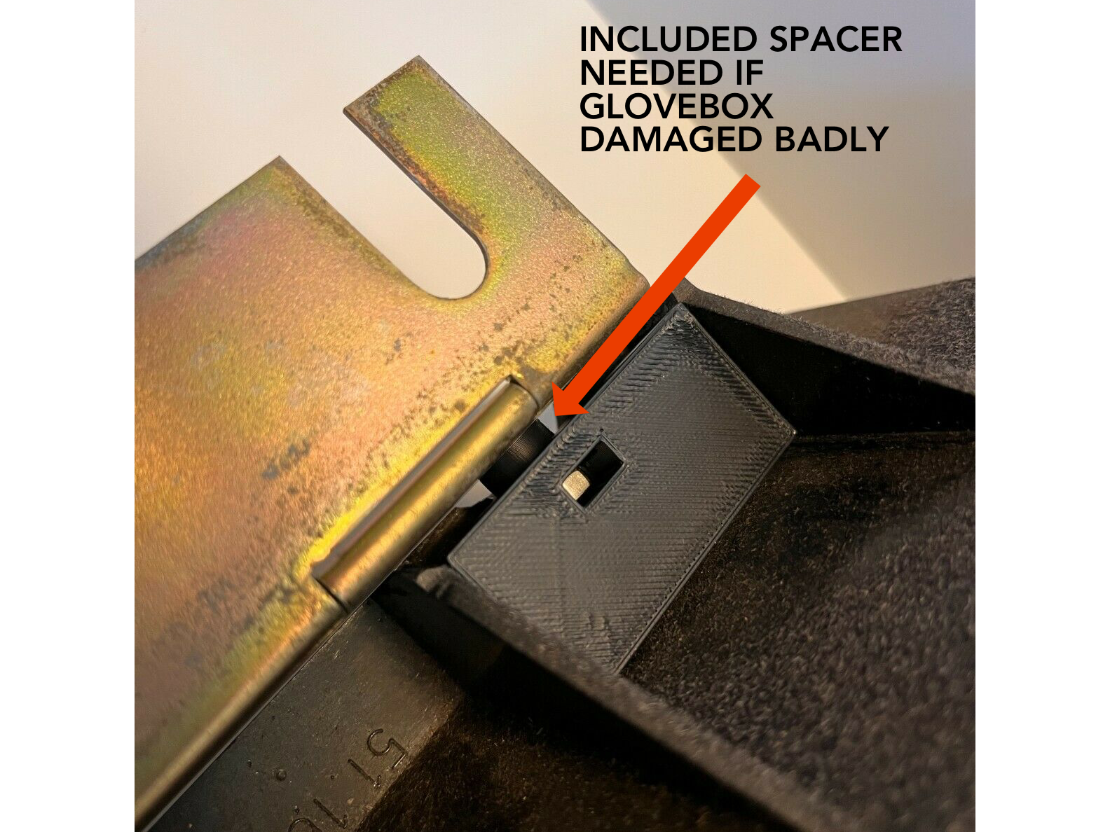 E30 Glovebox Hinge Repair Kit-Interior-Silicon Valley Bimmer