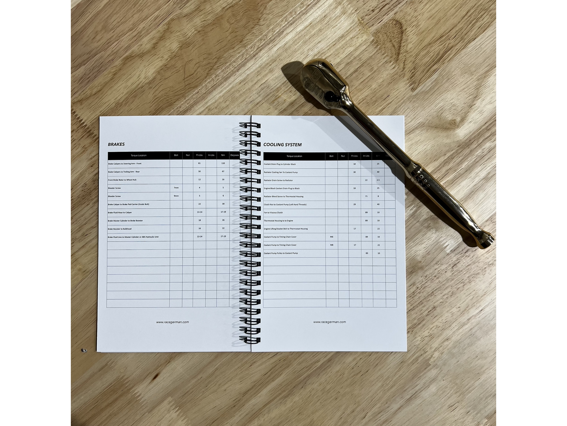 E36 Torque Guide Booklet-Tools-Silicon Valley Bimmer