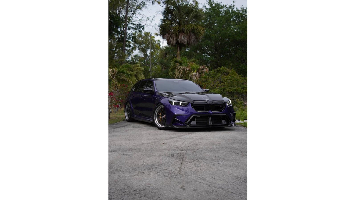 NWCarbon Haus G90/G99 M5 SQ-A Style Dry Carbon Fiber Front Lip