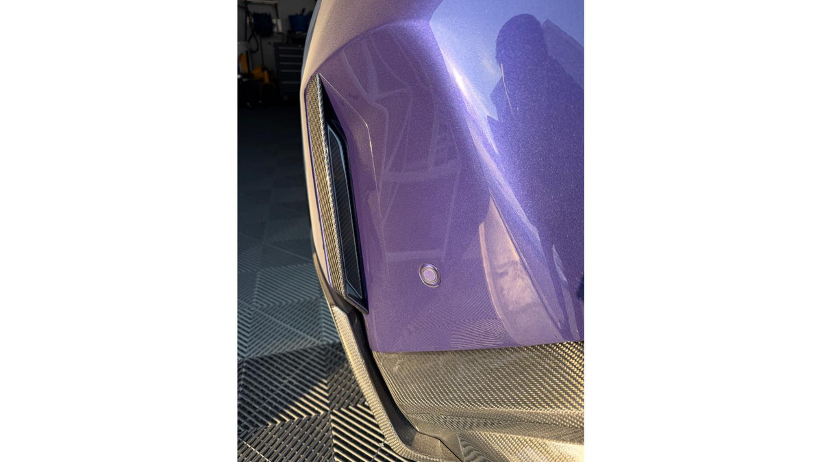 NWCarbon Haus G90/G99 M5 SQ Style Dry Carbon Fiber Reflective Strips Cover Trim
