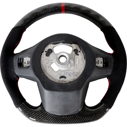 A90 Carbon Fiber Alcantara Steering Wheel-Interior-Silicon Valley Bimmer