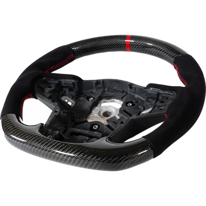 A90 Carbon Fiber Alcantara Steering Wheel-Interior-Silicon Valley Bimmer